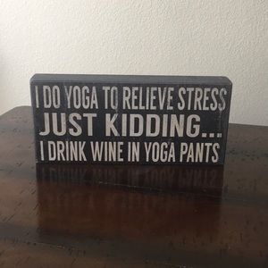 Yoga Fun home Decor